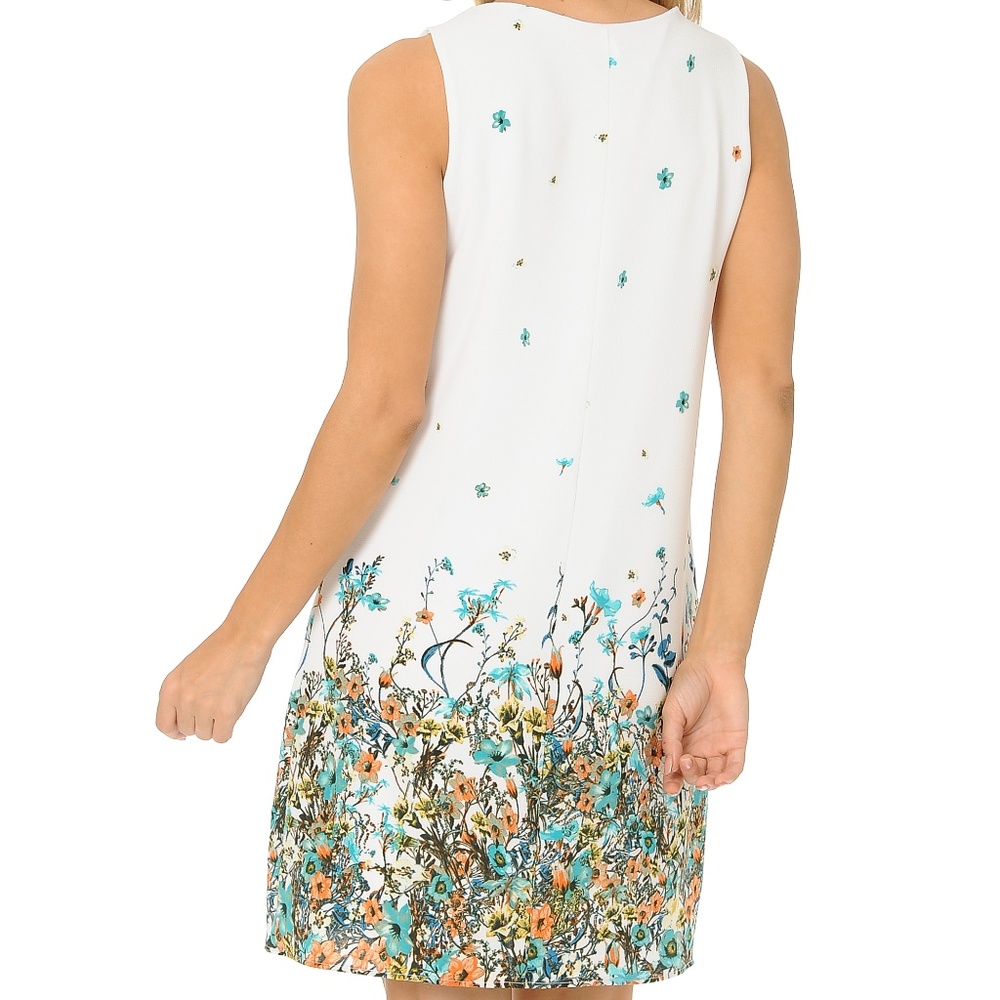 FLORAL SLEEVELESS DRESS - Picture 4 of 4